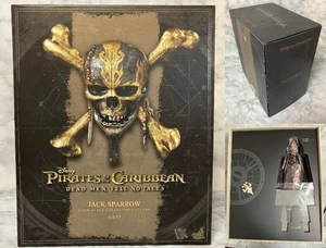 Hot toys 1/6 Dx37 Jack Sparrow Pirates Of The Caribbean 5 Used Rare Japan - Picture 1 of 16