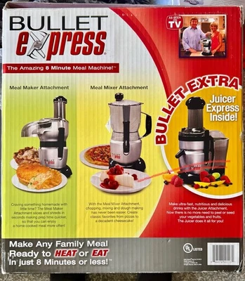 The Bullet Express With Juicer 8 Minute Meal Maker NEW IN BOX - Image 1 of 4