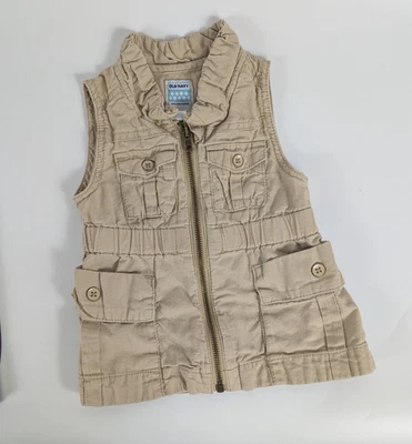 Old Navy Toddler Safari/Cargo Vest 100% Cotton 18-24 Months EUC - Image 1 of 4