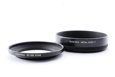 Contax Metal Hood 2 / 67/86 Ring Excellent+5 Lens Hood from Japan Y3481 - image 1 of 4