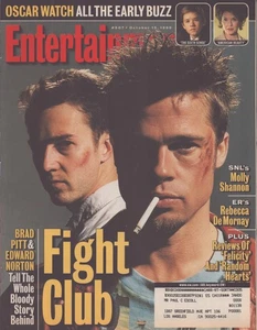Entertainment Weekly - October 15, 1999 - FIght Club: Brad Pitt & Edward Norton - Foto 1 di 2
