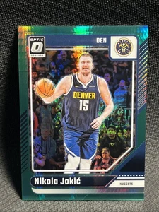 2024-25 Panini Donruss Optic Nikola Jokic 43/249 Green Hyper DENVER NUGGETS - Picture 1 of 4