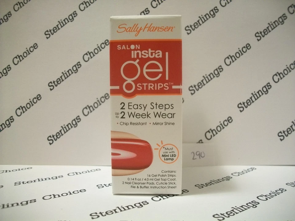 Sally Hansen Salon Insta Gel Strips #290 Red My Lips - Image 1 of 1