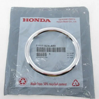 Moldura de farol de neblina dianteiro para motorista Honda 71117-SZA-A60 original do fabricante 2012-2015 piloto - Imagem 1 de 4