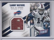 SAMMY WATKINS 2015 Panini Father's Day Game Dated Memorabilia #9 Bills