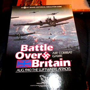 SPI  TSR - Battle Over Britain game : Aug 1940 Luftwaffe Attacks UNPUNCHED VG++