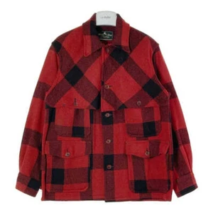 White Stag Check Wool Mackino Jacket Red Size- Used - Picture 1 of 10
