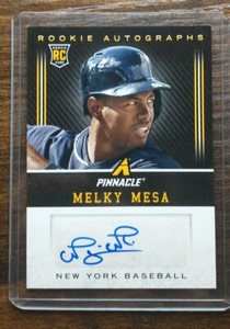 2013 Pinnacle Melky Mesa Rookie Auto Yankees
