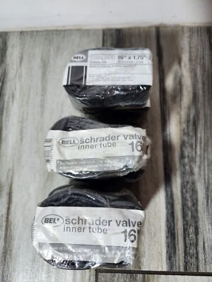 Lot of 6 Bell 16"x 1.75"-2.25" Bicycle Inner Tube Best For Kids BMX Bikes - Image 1 of 4