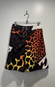 Billabong Kids Size 26 Taj Burrow Print Boardshorts Zero Gravity Swim Shorts - Picture 1 of 8