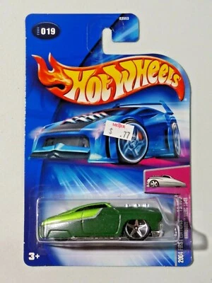 Hot Wheels 2004 First Editions '49 Merc (Hardnoze) Dk & Lt Green Black Base NEW - Image 1 of 4