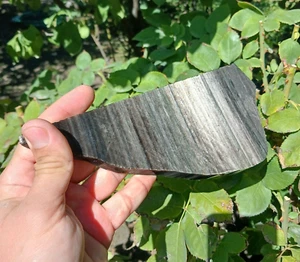 250 x 70 x 7 mm NATUR OBSIDIAN PREFORM PLATTE FÜR KLOPFMESSER PFEILSPITZE - Bild 1 von 10