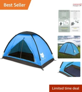Backpacking Dome Tent Polyester 1 Person Lightweight Waterproof Camping Easy ... - Picture 1 of 8