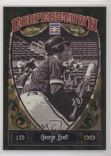 2013 Panini Cooperstown Collection Green Crystal Shard George Brett #99 HOF