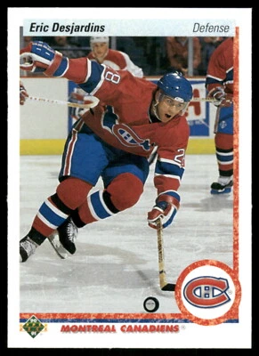 1990 Upper Deck #428 Eric Desjardins RC - Image 1 of 2