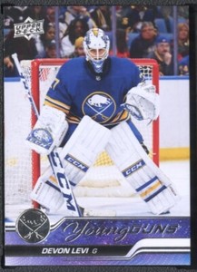 2023-24 Upper Deck Series 1 Devon Levi RC Young Guns Sabres Rookie #237