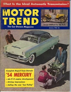 1954 Mercury, Lincoln, Studebaker, Plymouth, Nash in vintage Motor Trend - Picture 1 of 2