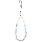  Crystal Mobile Phone Chain Natural Stone Anti-lost Hanging for Beads