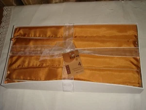 brand new next 4 x beaded place mats boxed gift gold christmas  - Picture 1 of 6