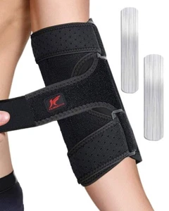 Hurmoya Elbow Brace Cubital Tunnel Syndrome Compression Sleeve Immobilizer, M - Picture 1 of 9