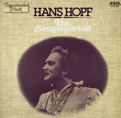 Acanta 2LP HANS HOPF Arias MOZART BEETHOVEN WAGNER BIZET VERDI AUBER PUCCINI NM - Image 1 of 3