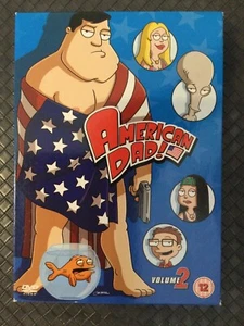 AMERICAN DAD!: Volume 2 DVD (2007) Seth MacFarlane cert 12 3 DISCS FREE P&P - Picture 1 of 3