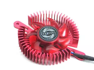 EverCool VC-RI-R (Red) Mini UFO Universal VGA Cooler - Picture 1 of 1