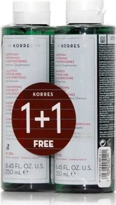 Korres Cystine & Glycoproteins Shampoo anti-perdita di capelli per donna 2x25... - Foto 1 di 1