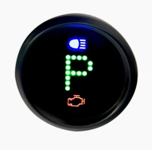 Gear Shift Indicator Gauge 2 1/16 LED Digital Green By Intellitronix Made In USA - Picture 1 of 6