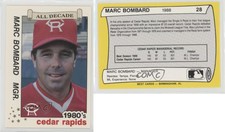1990 Best Cedar Rapids Reds All Decade Marc Bombard #28