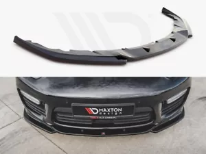 Für Porsche Panamera Turbo 970 Facelift Maxton Design Frontdiffusor Diffusor V2 - Bild 1 von 5