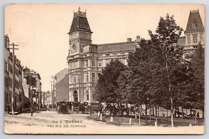 Palais De Justice Quebec Canada City Courthouse Landmark Building Postcard - Picture 1 of 2