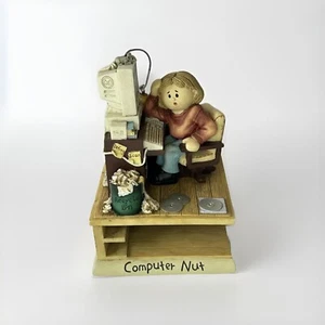 Adorno de resina de tuerca de computadora Zingle Berry de colección - 1999 Pavilion Gift Co - Imagen 1 de 16