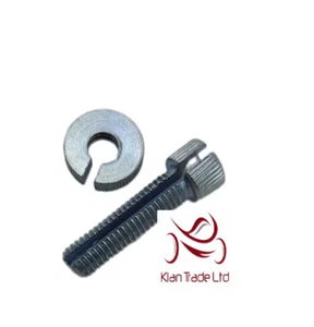 TORNILLO AJUSTADOR CABLE FRENO PALANCA FRENO EMBRAGUE M8x39MM PARA MOTO UNIVERSAL - Imagen 1 de 3