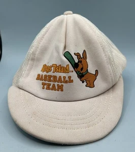Vtg Kings Island Baseball Team Kids Hat Hanna Barbera Scrappy -Doo Cap SnapBack - Picture 1 of 7