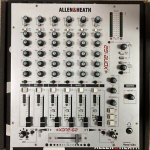 Allen & heath XONE:62 Mixer Pre Amplifier DJ Equipment Black Used From Japan