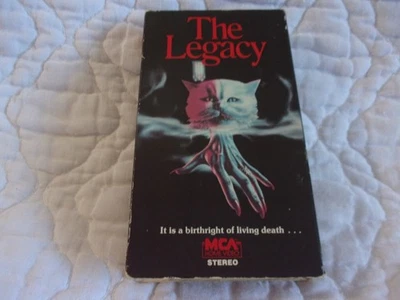 THE LEGACY VHS 70'S BRITISH UK HORROR KATHARINE ROSS SAM ELLIOTT ROGER DALTREY - Image 1 of 4