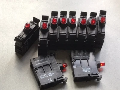 10 x élément LED Moeller, avant, rouge M22-LED-R - Photo 1/3