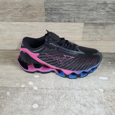 Mizuno Wave Prophecy 12 Womens Shoes Sz 6.5 B Running Black Oyster Sneakers - Image 1 of 4
