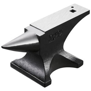 VEVOR Single Horn Anvil 55lbs Cast Steel Anvil Round Horn Anvil for Blacksmiths - Picture 1 of 12