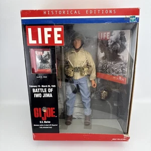 2001 Hasbro Historical GI Joe US Marine Battle Of Iwo Jima Figure New/ Open Box - Picture 1 of 8