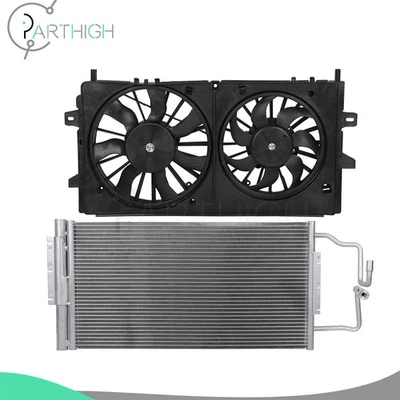 Ventilador de refrigeración y condensador de aire acondicionado coche eléctrico para Chevrolet Impala Limited 2014-2016 Foto 1 de 4