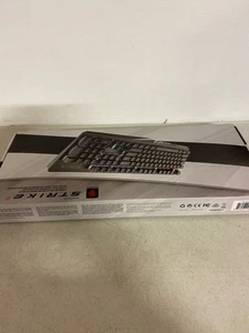 Mad Catz The Authentic S.T.R.I.K.E. 2 Membrane Gaming Keyboard - Black - Picture 1 of 2