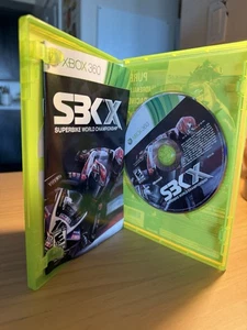 SBK X: Superbike World Championship (Xbox 360) - CIB! Complete, Tested, Working - Picture 1 of 2