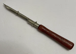 Vintage Boye No 6 USA Punch Needle Rug Crafting Tool Wood Handle - EUC - Picture 1 of 3