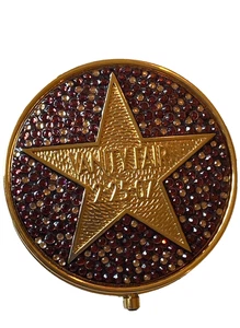 estee lauder for vanity fair 2007 Oscars Compact Mirror Swarovski Crystals RARE - Picture 1 of 8
