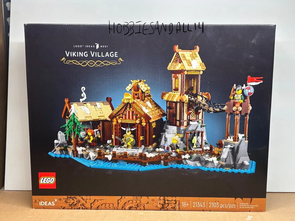 Lego Ideas #051 !! 21343 Viking Village New Sealed !! Minor Box Damage - Image 1 of 4