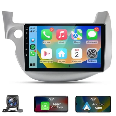 Rückfahrkamera Carplay Android Autoradio Für Honda Fit Jazz 2008-13 GPS Nav 128G - Bild 1 von 4