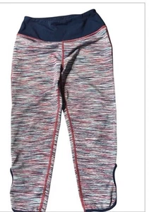 Z By Zella Youth Cropped Leggings Striped Size Medium 8-10 - Picture 1 of 10