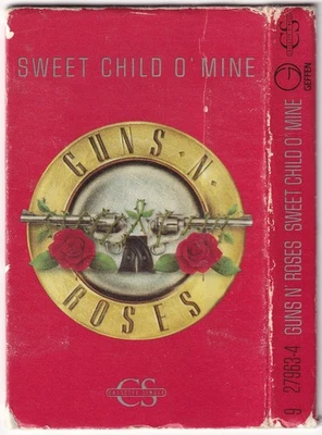 Guns N Roses Sweet Child O Mine Cassette 1988 1st Edition - Image 1 of 4